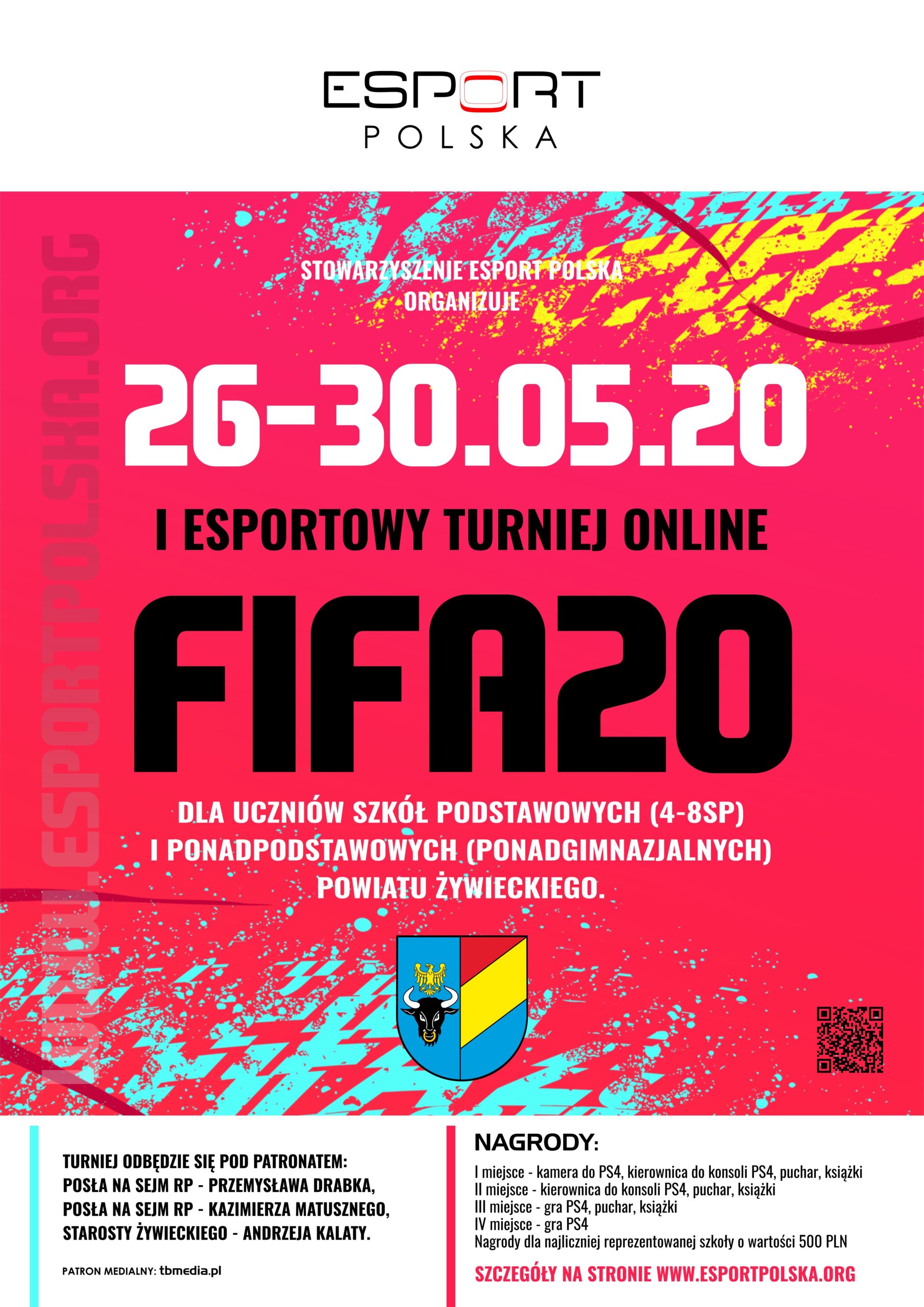 Turniej FIFA20 Online dla uczniów szkół powiatu żywieckiego